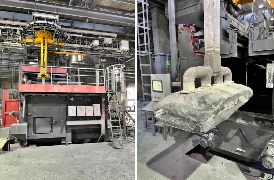 Anode Blocks Shot Blasting Machine PAB