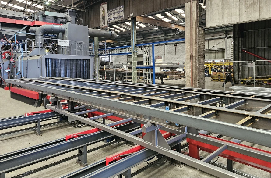 Roller Conveyor Shot Blasting Machine