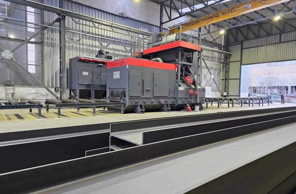 Roller Conveyor Shot Blasting Machine P 2000X600