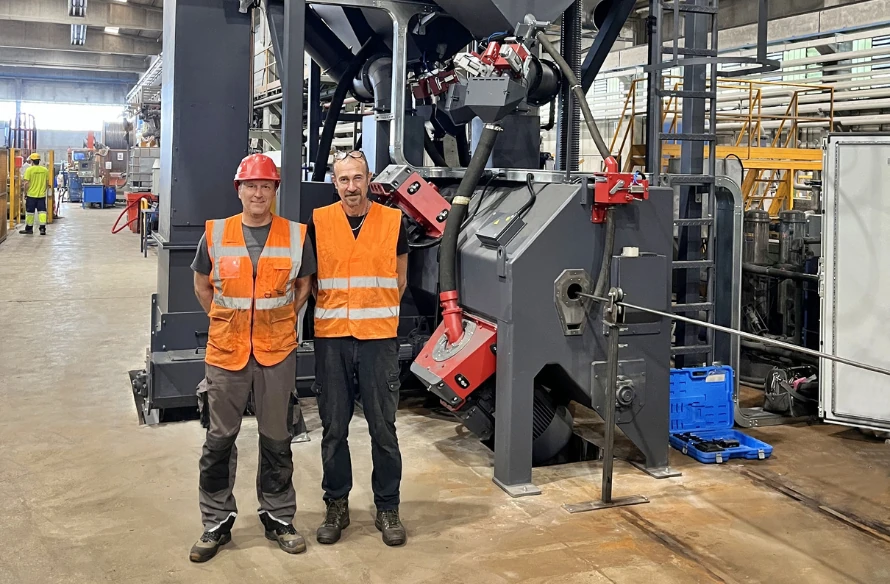 Wire Descaling Shot Blasting Machine Pzp