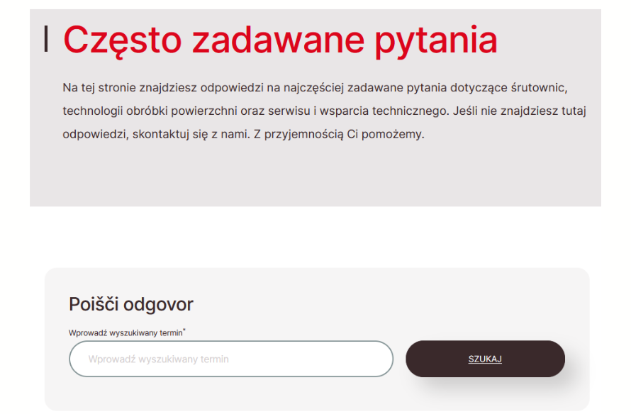 Często Zadawane Pytania