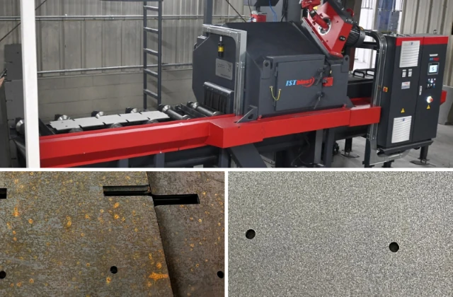 Special Version Of Roller Conveyor Shot Blasting Machine