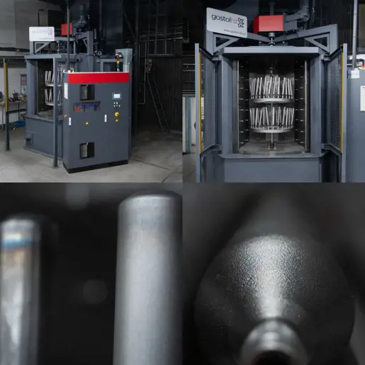 Satelitowa śrutownica z obrotowym hakiem typu KK