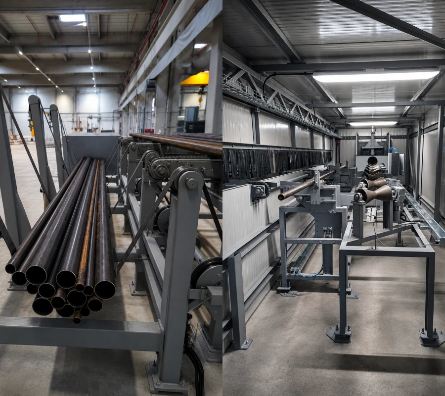 Workpieces before shot blasting
