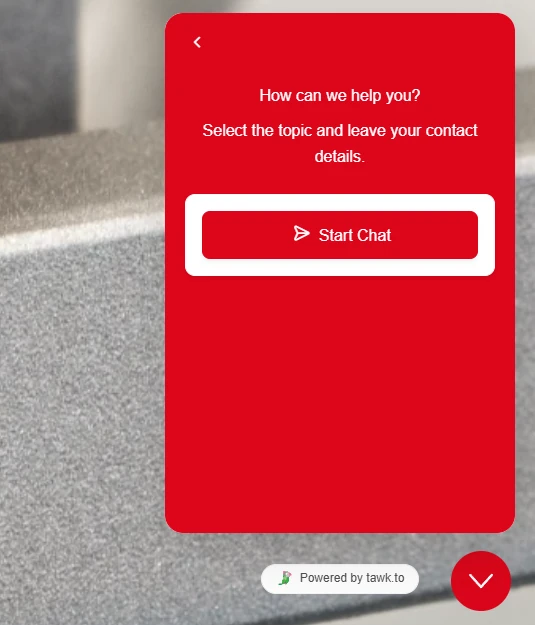 assistente ai pulsante start chat