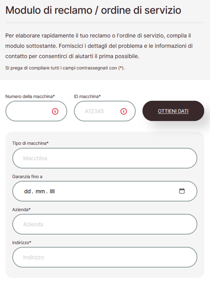 modulo-di-reclamo-oridine-di-servizio